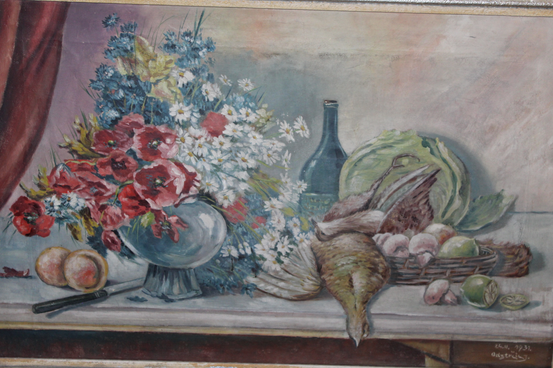 OBRAZ ZÁTIŠÍ, SIG. ODSTRČIL J. 1931