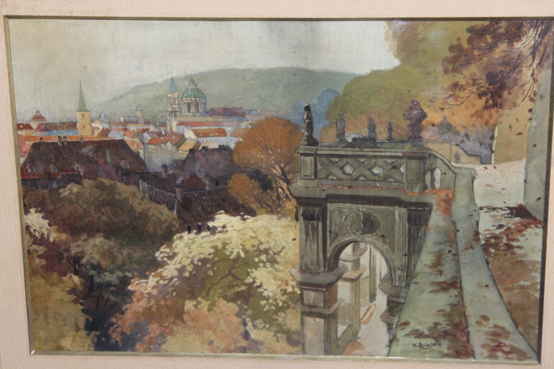 OBRAZ, SIGNOVÁNO r. 1924, ŠLUC