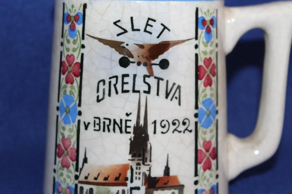 KORBEL OREL, SLET V BRNĚ 1922, KRAVSKO