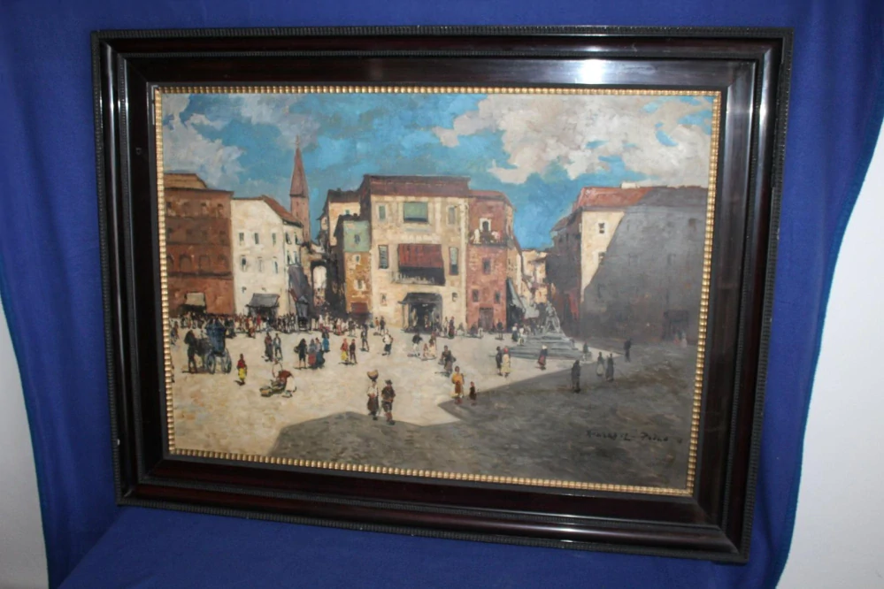 Hans Ruzicka-Lautenschlaeger, NÁMĚSTÍ V PADOVĚ, VELKÝ OBRAZ