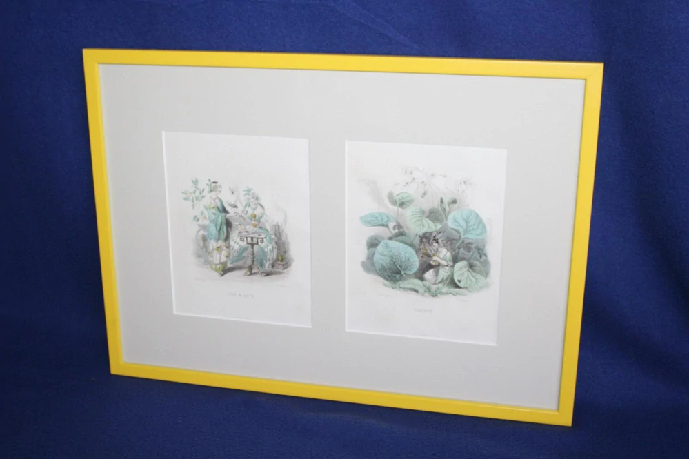 KOLOROVANÁ RYTINA, OBRAZ