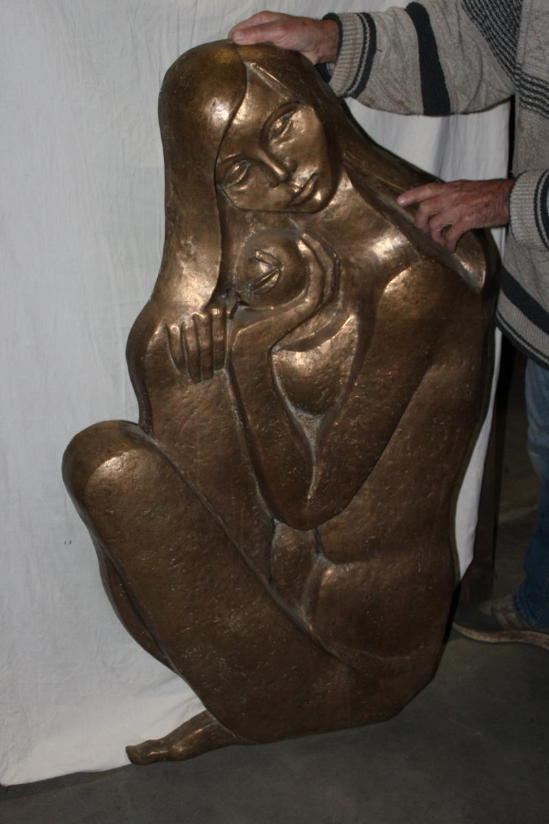 JULIUS LANKÁŠ R. 1970, VELKÁ BRONZOVÁ PLASTIKA