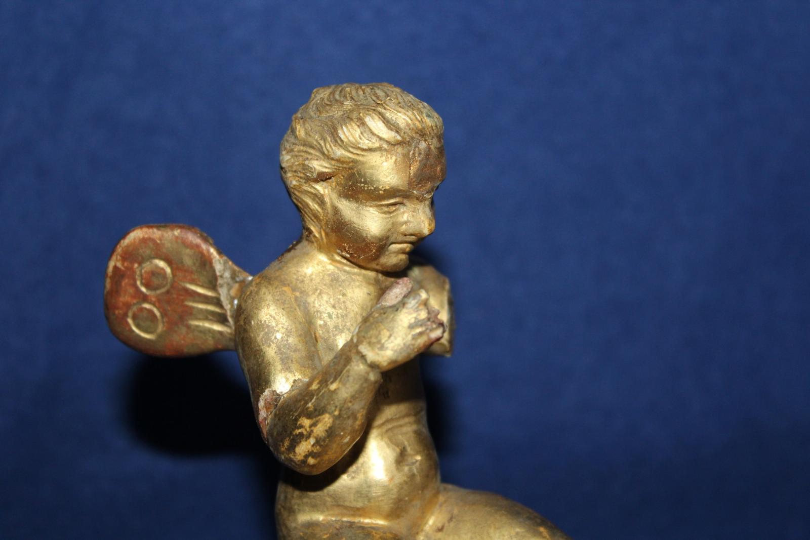 BAROKNÍ ANDĚLÍČEK, SOCHA