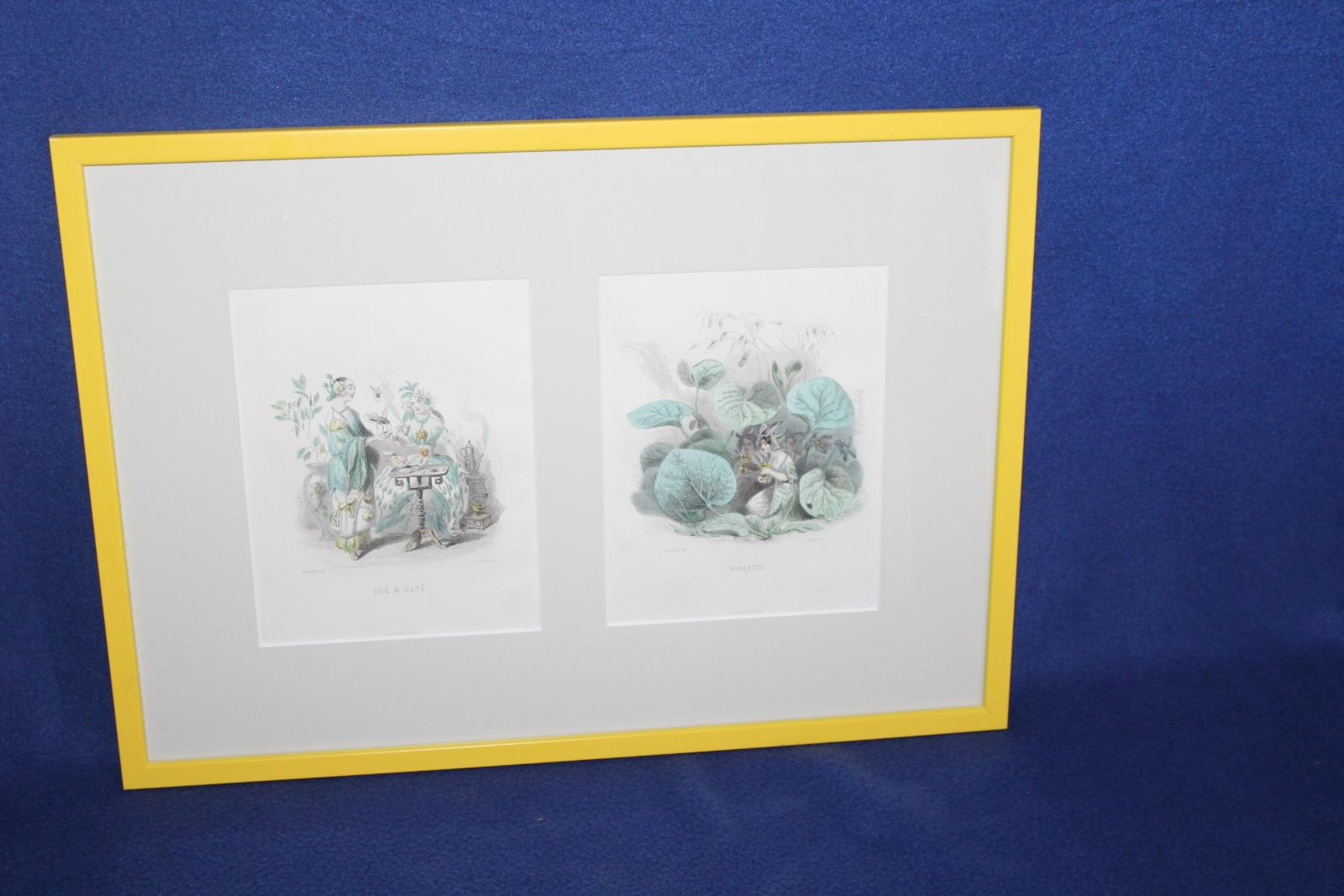 KOLOROVANÁ RYTINA, OBRAZ