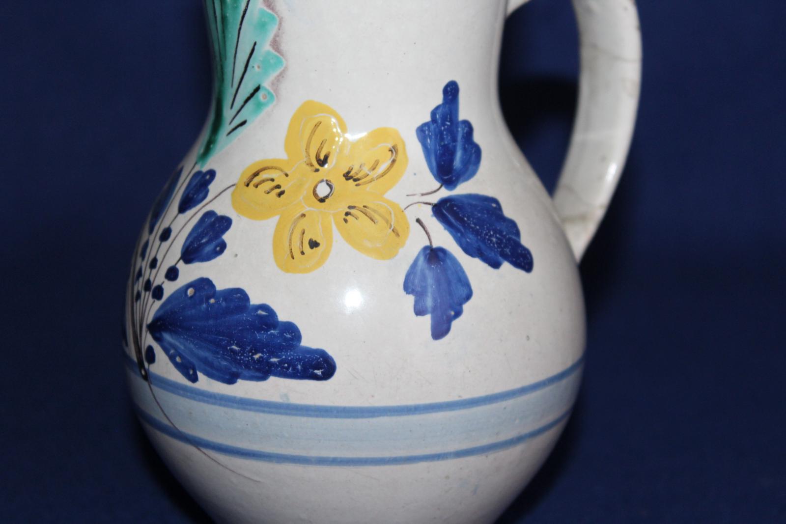 STAROŽITNÝ KERAMICKÝ DŽBÁNEK