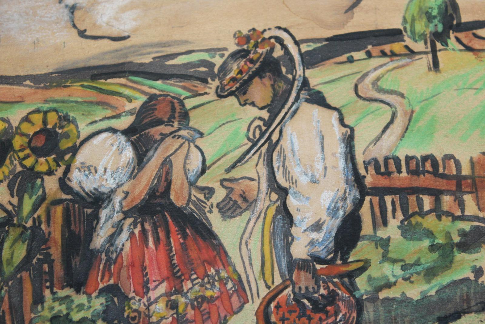 AKVAREL SLOVÁCKO, OBRAZ