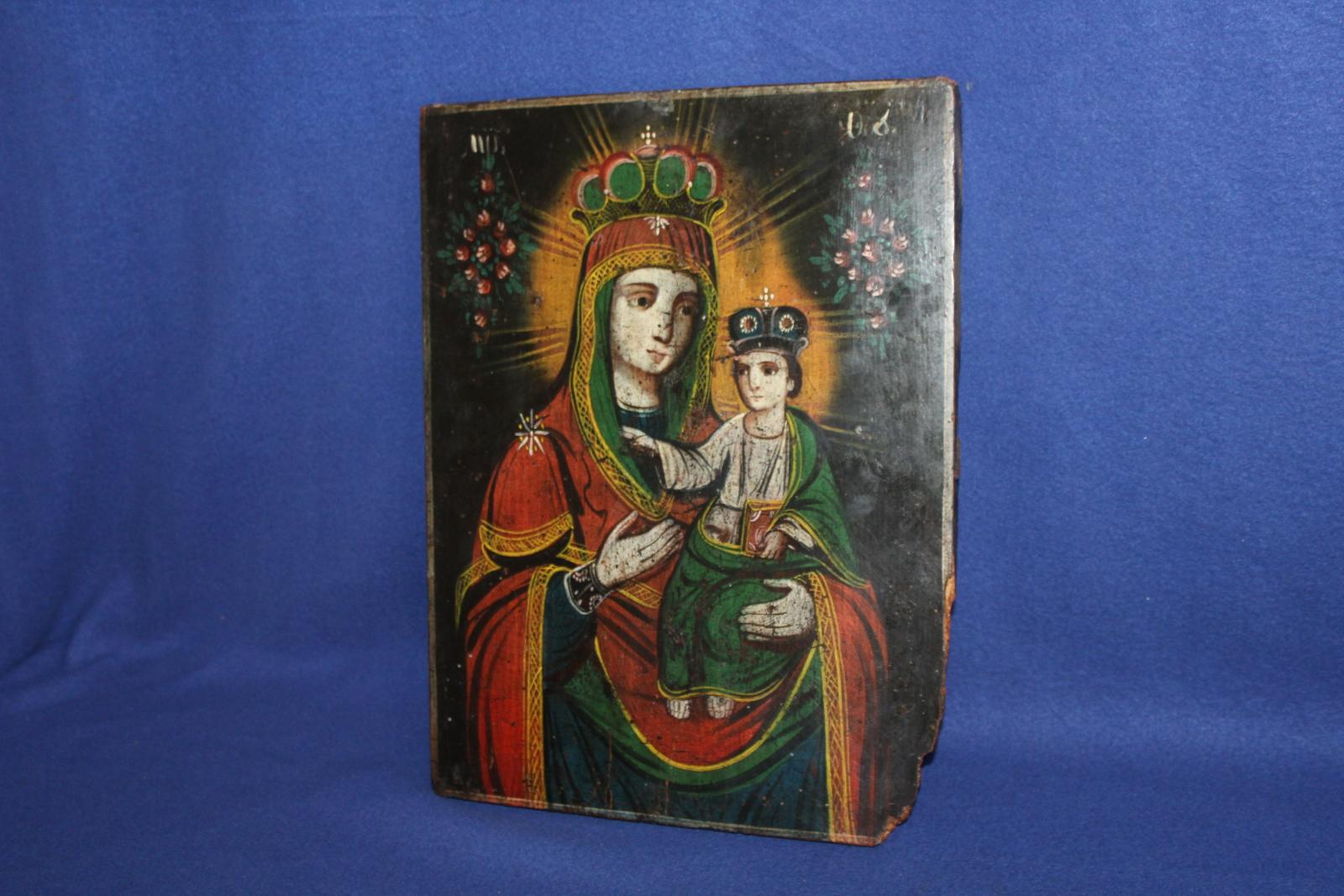 STAROŽITNÁ IKONA, OBRAZ, BAROKNÍ