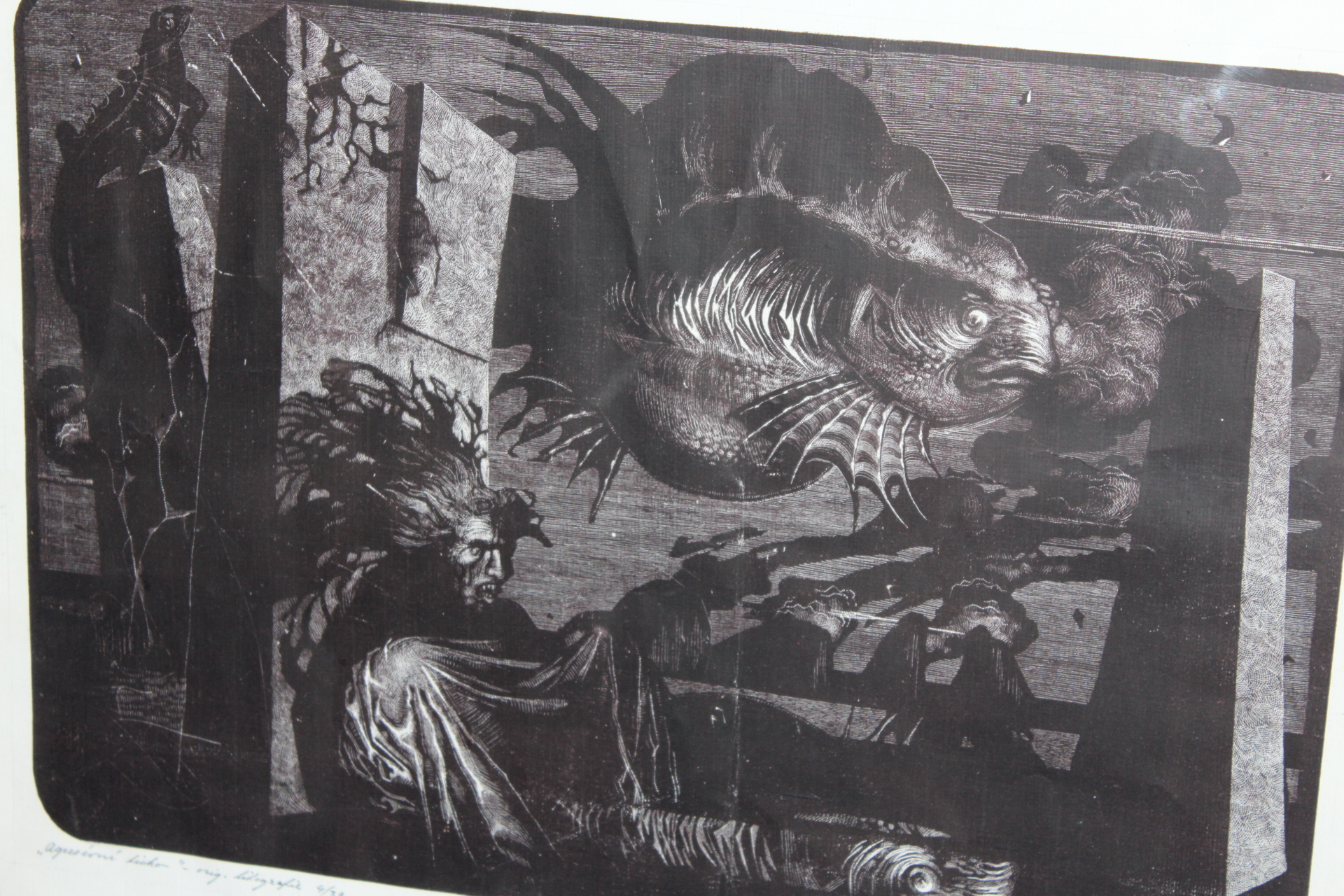 J. GAJDOŠ, GRAFICKÝ LIST, OBRAZ