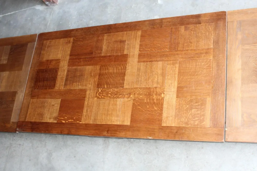 VELKÝ DUBOVÝ STŮL, ROZKLÁDACÍ, DESKA 330 X 100 CM