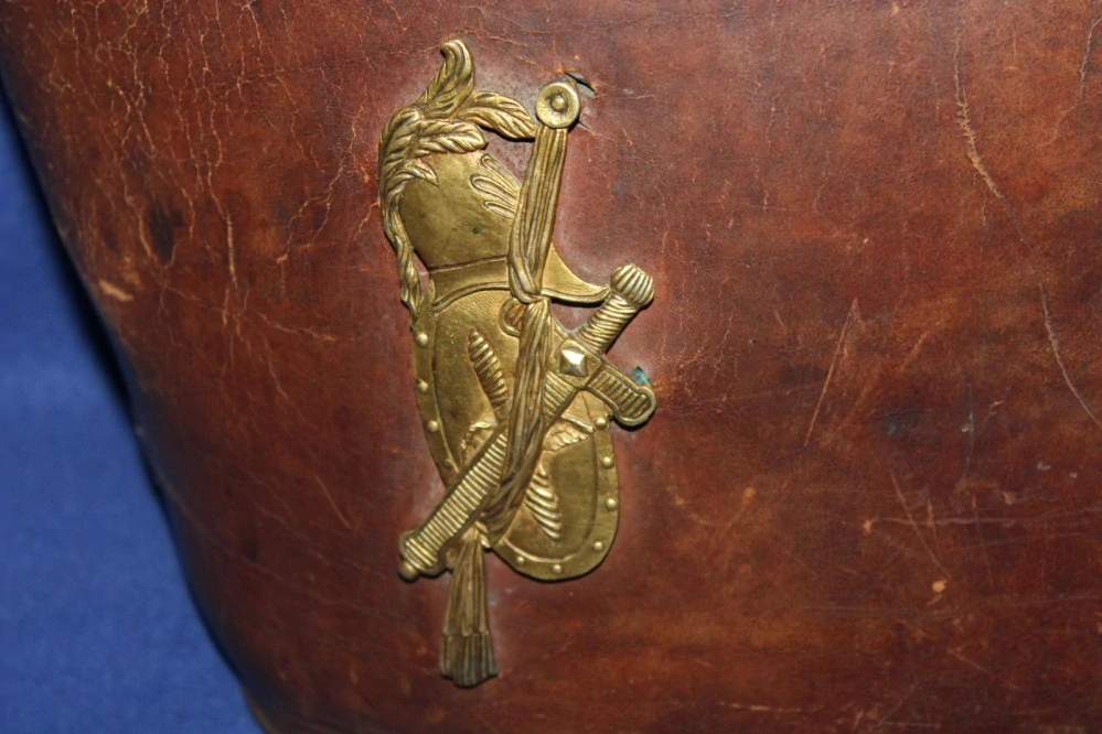 STAROŽITNÁ LOVECKÁ TAŠKA, BŮVOLÍ KŮŽE