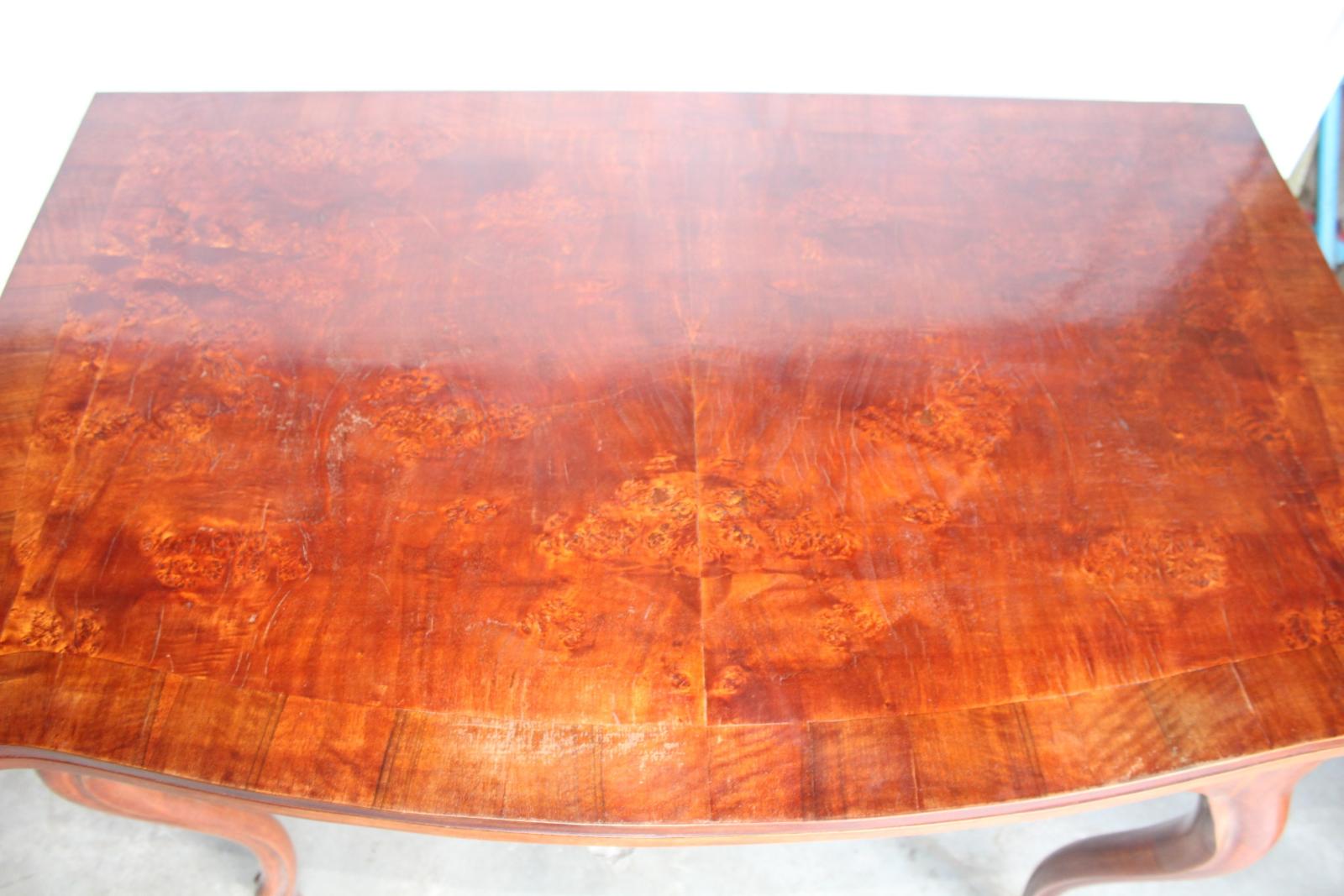 STAROŽITNÝ STŮL LOUISE PHILIPPE, rozkládací