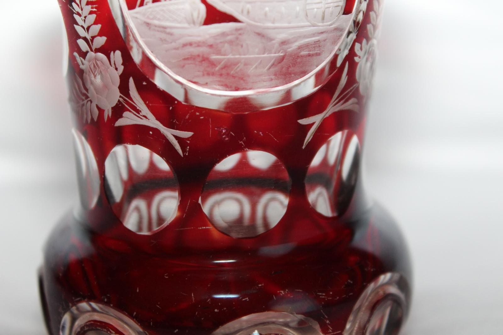 POHÁR BIEDERMEIER, POHÁREK S PLACHETNICÍ