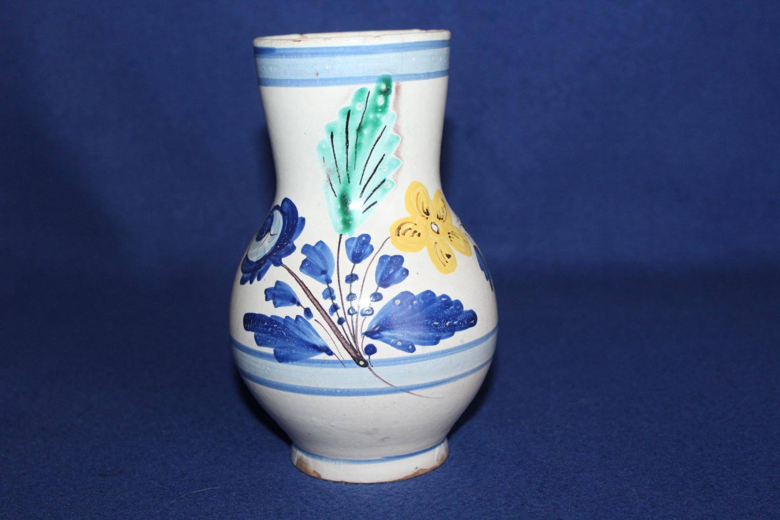 STAROŽITNÝ KERAMICKÝ DŽBÁNEK