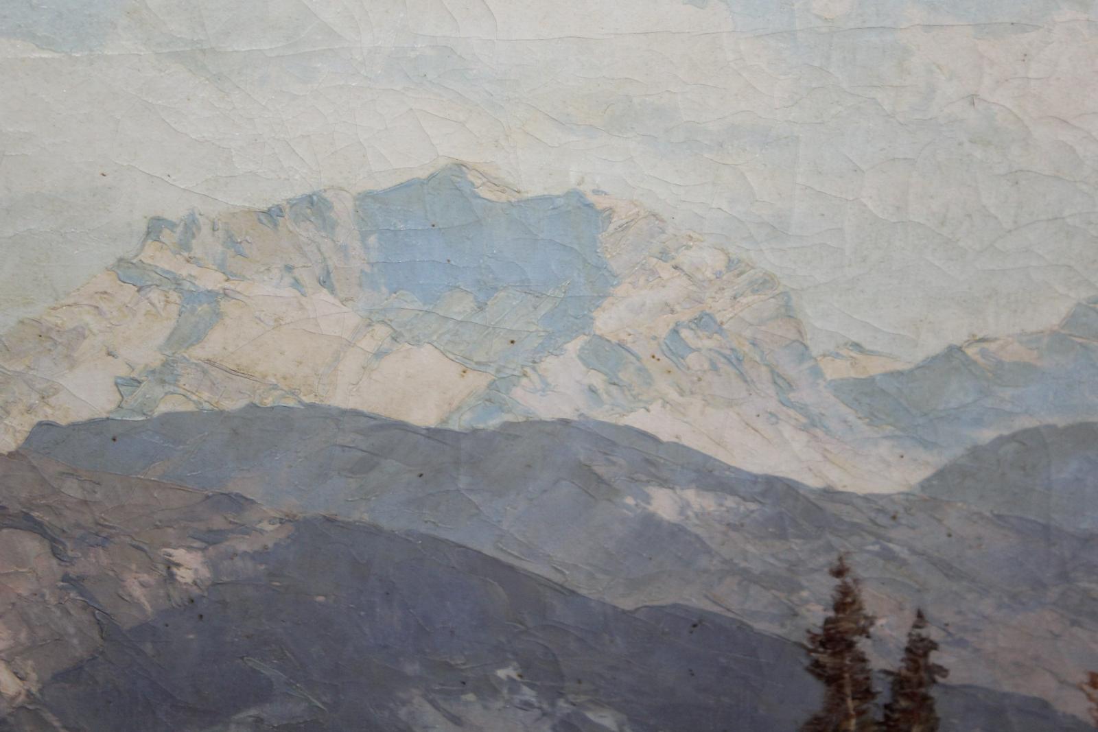 ERNST CARL WALTER RETZLAF, ALPY, OBRAZ