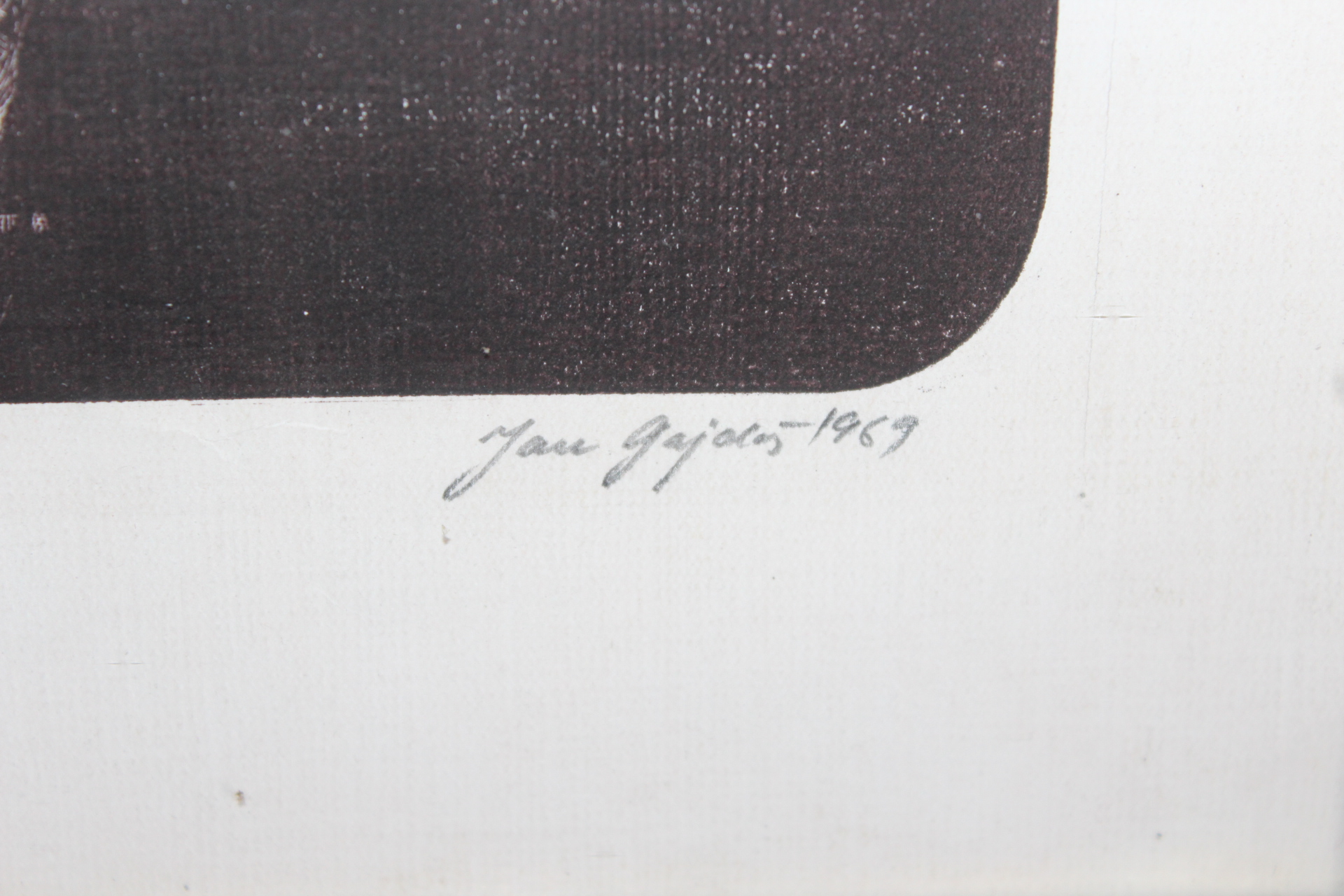 J. GAJDOŠ, GRAFICKÝ LIST, OBRAZ