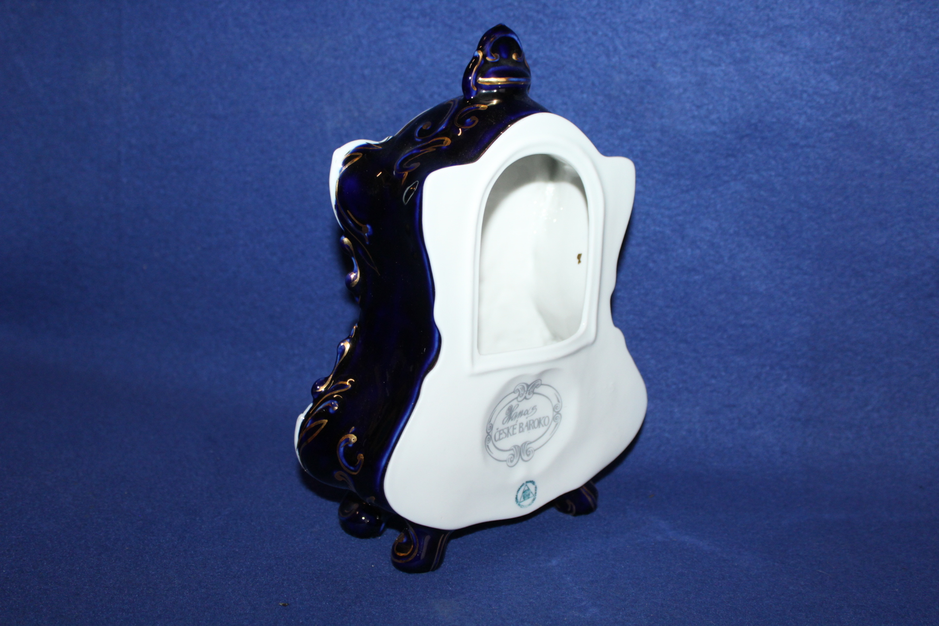 PORCELÁNOVÉ HODINY, FIGURA