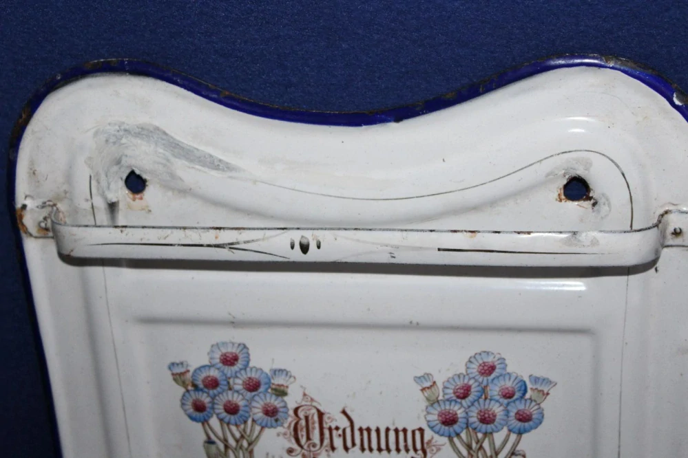 SECESNÍ UMYVADLO, SMALTOVANÉ