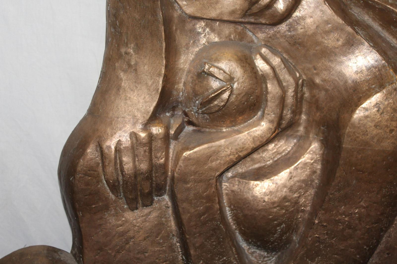 JULIUS LANKÁŠ R. 1970, VELKÁ BRONZOVÁ PLASTIKA