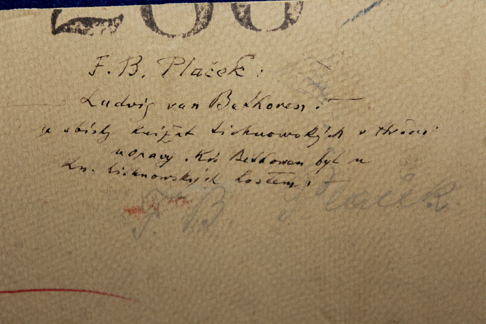 J. B. PLAČEK, PORTRÉT, OBRAZ