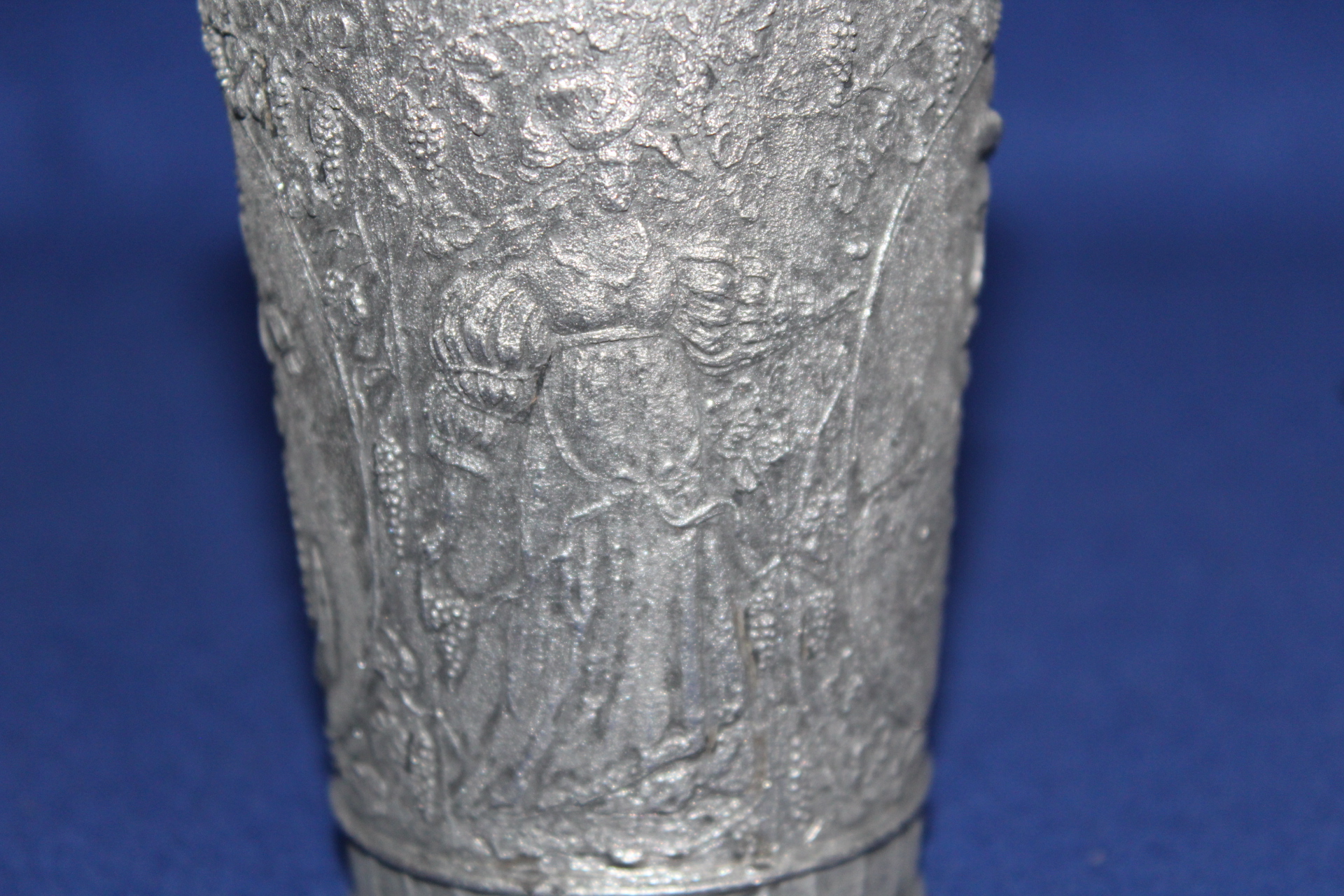 STAROŽITNÝ CÍNOVÝ POHÁR, CÍSAŘ VILÉM II.