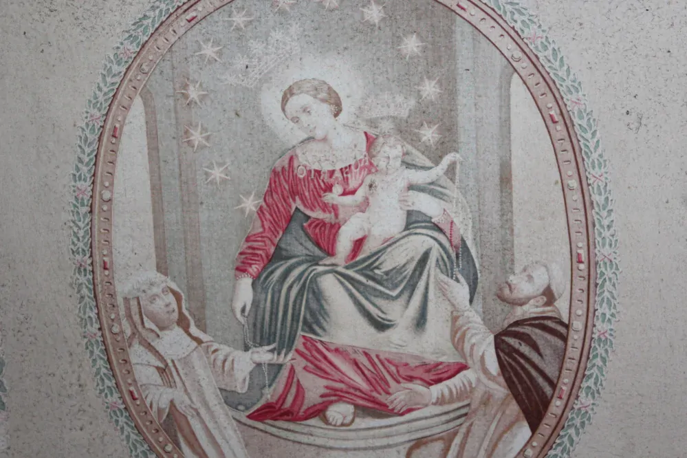 VELKÝ VÍDEŇSKÝ OBRAZ NA HEDVÁBÍ