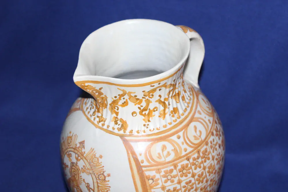 STAROŽITNÝ DŽBÁN, LIDOVÁ KRESBA, PANNA MARIE