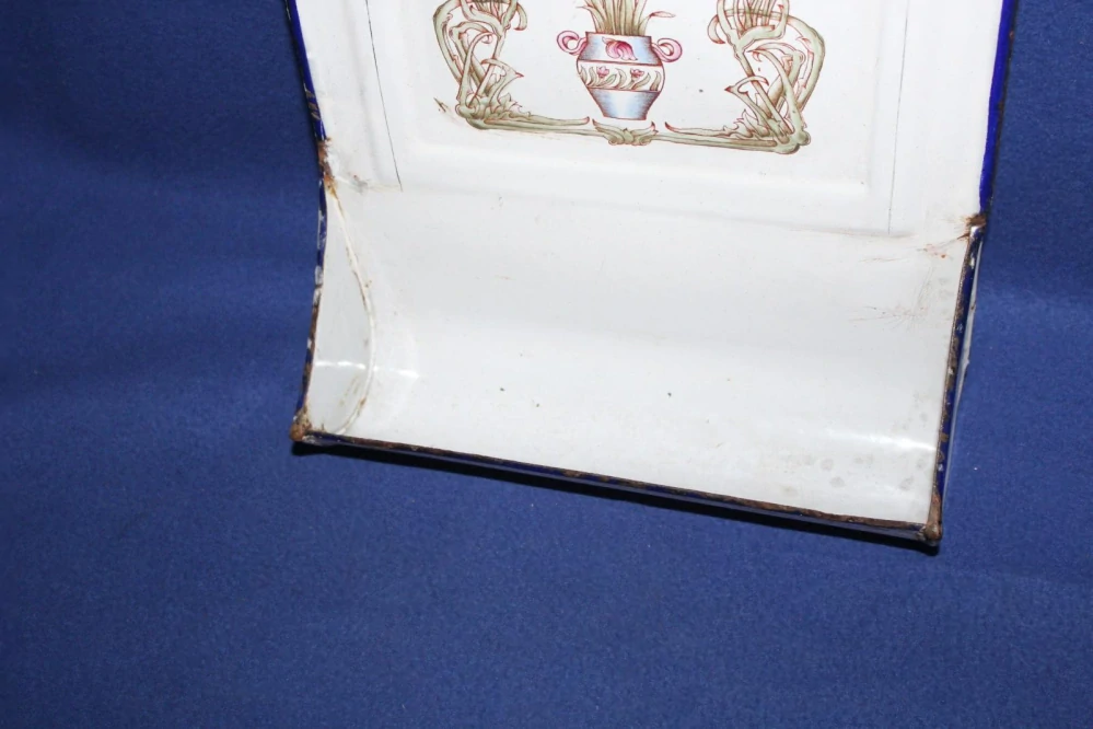 SECESNÍ UMYVADLO, SMALTOVANÉ