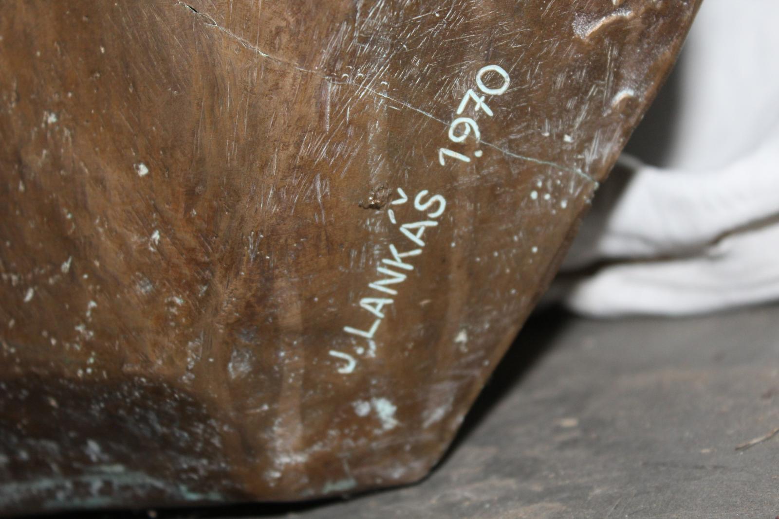 JULIUS LANKÁŠ R. 1970, VELKÁ BRONZOVÁ PLASTIKA