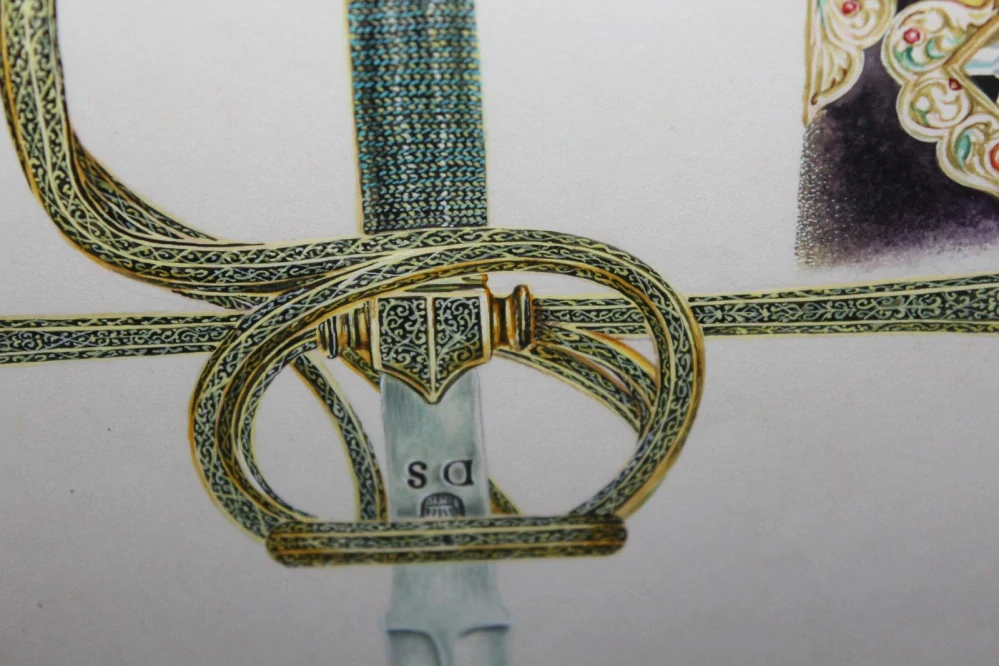 HISTORICKÉ ZBRANĚ, RUČNÍ MALBA, OBRAZ