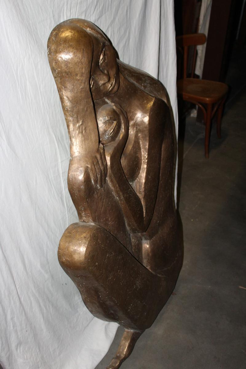 JULIUS LANKÁŠ R. 1970, VELKÁ BRONZOVÁ PLASTIKA