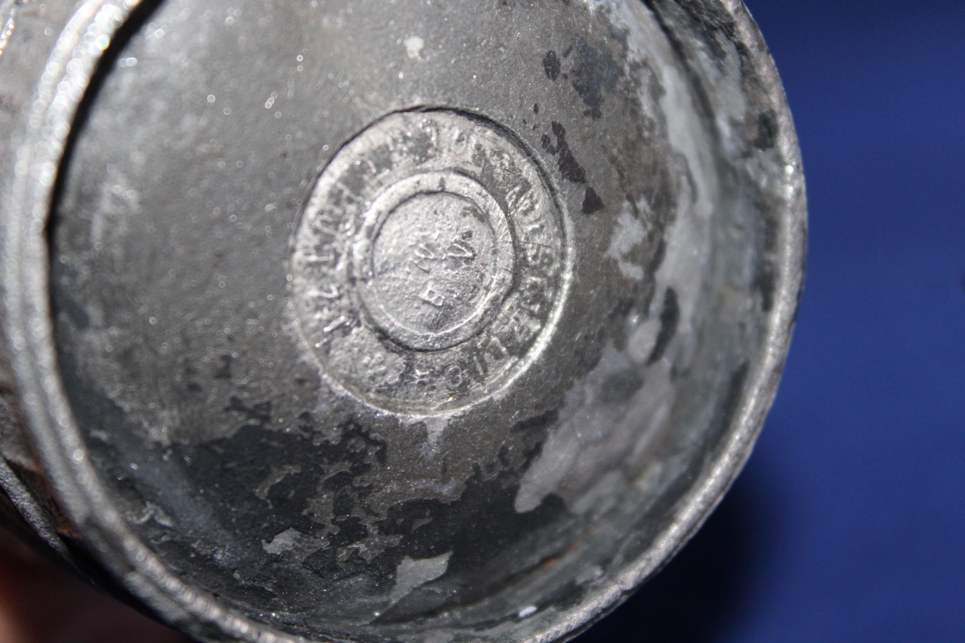 STAROŽITNÝ CÍNOVÝ POHÁR, CÍSAŘ VILÉM II.