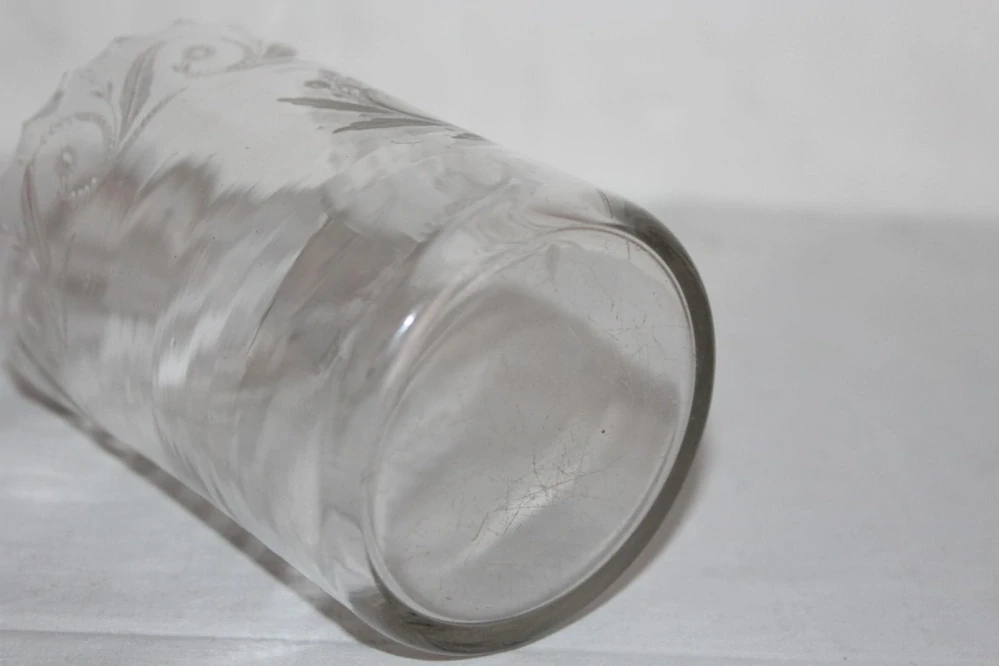 STAROŽITNÁ SKLENICE S MONOGRAMEM, BAROKNÍ?