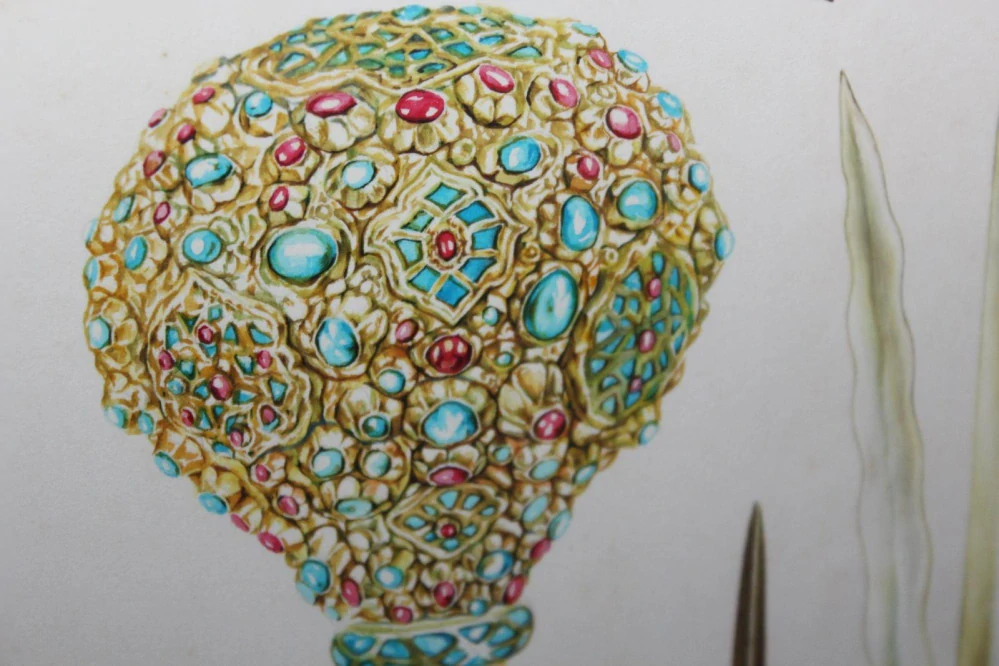 HISTORICKÉ ZBRANĚ, RUČNÍ MALBA, OBRAZ