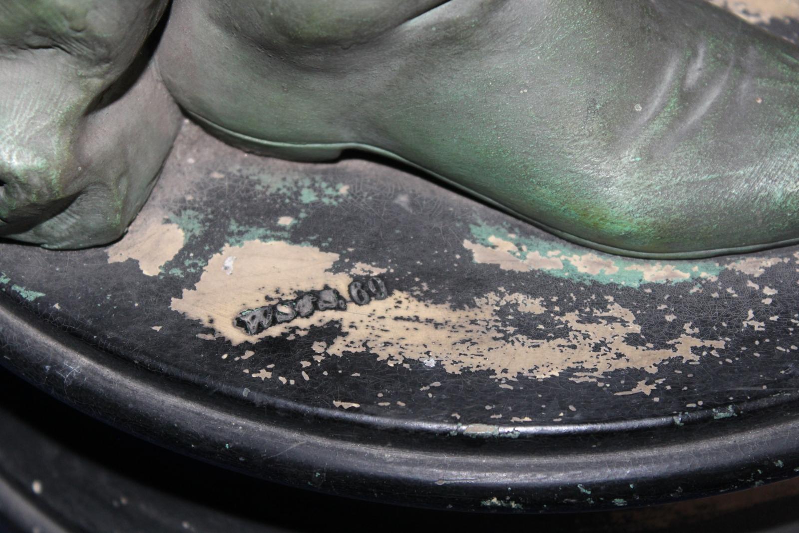 VELKÁ TERAKOTA, SOCHA, SIG. WSAS? 69