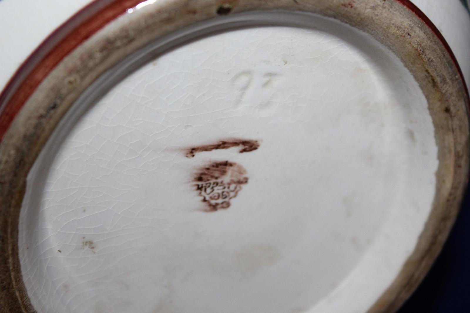 VELKÁ MALOVANÁ VÁZA, KERAMICKÁ