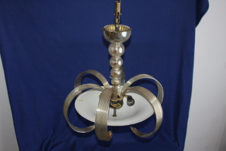 STAROŽITNÝ SKLENĚNÝ LUSTR