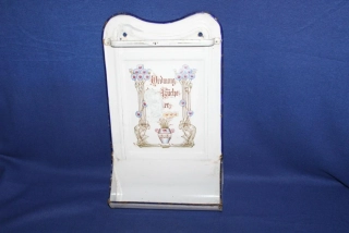 SECESNÍ UMYVADLO, SMALTOVANÉ