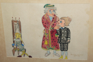 MARITNA VACKOVÁ, OBRAZ, SIG. R. 1967