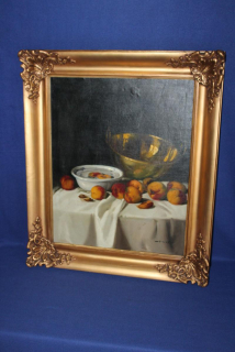 STAROŽITNÝ OBRAZ, ZÁTIŠÍ, SIGNOVÁNO