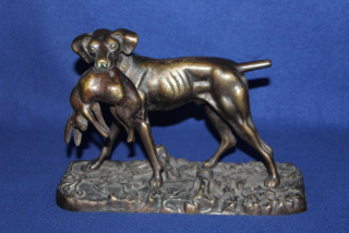 STAROŽITNÁ LOVECKÁ SOCHA, VÍDEŇSKÝ BRONZ