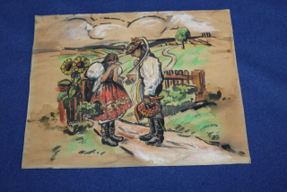 AKVAREL SLOVÁCKO, OBRAZ