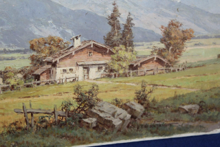 ERNST CARL WALTER RETZLAF, ALPY, OBRAZ